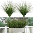 16PCS 17.3" Fake Plants Artificial Wheat Grass Greenery Plastic Plants Fake Grass Artificial Plants for Outdoor Decor Artificial Grass Plant with Greenery Stems for Indoor Home Decoration by CozyNest Decor