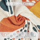 Boho Throw Blanket for Bed - 100% Pure Cotton Ultra Soft Rustic Quilt - Farmhouse Decor Bed Blankets, All Season Rustic Throw for Sofa Couch Chair(60"×80", Floral Print 2) by CozyNest Decor