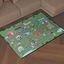 Play Rug for Playroom 59"x39" Car Mat Town City Road Map for Boys Bedroom Fun Car Play Area Carpet Non-Slip Washable by TinyTreasures Baby Boutique