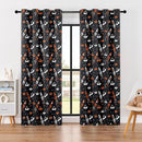 Kids Space Themed Blackout Curtains - 100% Blackout, Thermal Insulated, Noise Reducing, Perfect for Kids Room and Nursery, 2 Panels (Starlight Rocket Chase, W52×L84) by TinyTreasures Baby Boutique