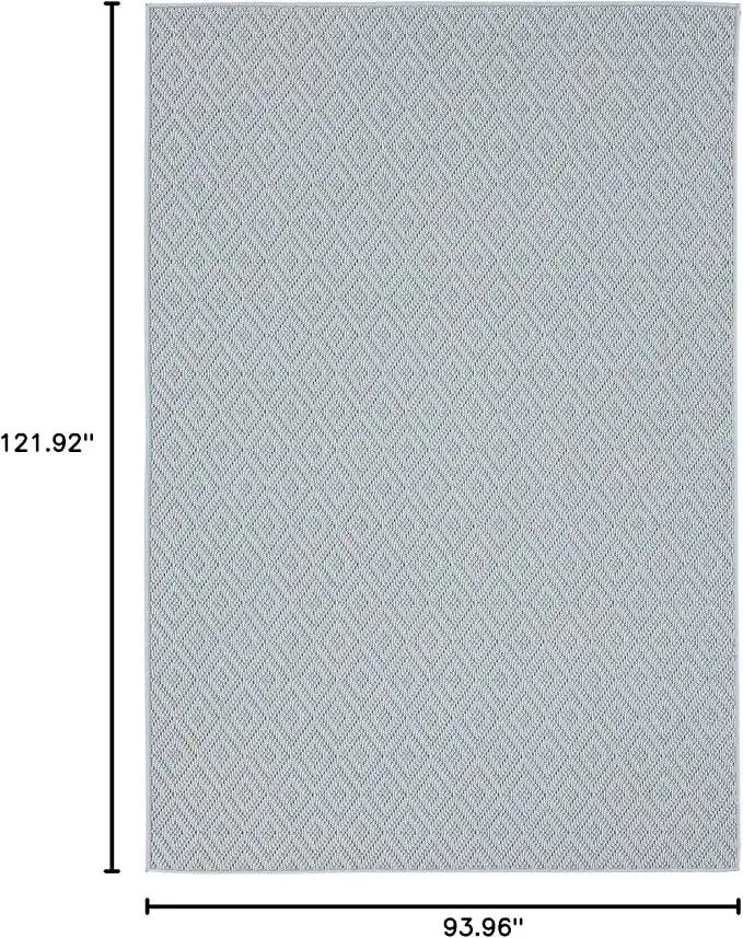 Home Dynamix Tripoli Lydia Indoor/Outdoor Area Rug 7'10"x10'2", Modern Blue, photo 2 of 9