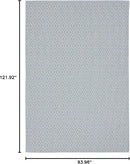 Home Dynamix Tripoli Lydia Indoor/Outdoor Area Rug 7'10"x10'2", Modern Blue by GreenHaven Gardens