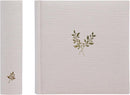 Elegant Linen Photo Album - 200 Acid-Free Pockets for 4x6 Pics - Perfect for Weddings & Gifts by TinyTreasures Baby Boutique