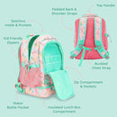 Bentgo Kids 2-in-1 Backpack & Insulated Lunch Bag - Durable 16” Backpack & Lunch Container in Unique Prints for School & Travel - Water Resistant, Padded & Large Compartments (Tropical) by TinyTreasures Baby Boutique
