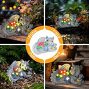 GIGALUMI Solar Garden Statues Dragon Statue Figurine Lights for Outside, Garden Decor Yard Decorations Outdoor for Mom, Women Housewarming Birthday Gifts by GreenHaven Gardens