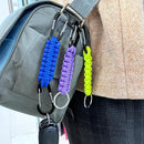 BRAVESHINE Paracord Keychain Carabiner Clip, D Ring Lanyard Hanger Stroller Hook for Water Bottle, Key, Backpacks, Men, Women by TinyTreasures Baby Boutique