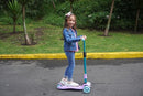 3 Wheel Scooter for Kids Ages 6-12,Kids Scooter with Light Up Wheels, Sturdy Deck Design, and 4 Height Adjustable Suitable for Kid Ages 3-12 by TinyTreasures Baby Boutique
