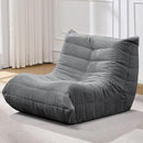 Bean Bag Chairs for Adults Giant Bean Bag Chair Memory Foam BeanBag Chair Big Bean Bag Sofa with Filler Faux Fur Fireside Beanbags Lazy Sofa for Living Room Bedroom Dorm Office (Grey Corduroy) by CozyNest Decor