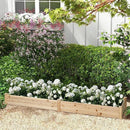 Crownland Outdoor Gardens 8 ft Raised Garden Bed Wooden Patio Raised Beds Backyard Elevated Planter Box Grow Vegetables Fruits Herb Yard Fast Easy Assembly by GreenHaven Gardens