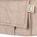 Baby Tula Linen Panel Free-to-Grow Baby Carrier - Adjustable, Comfortable, Newborn to Toddler Carrier - Ergonomic Fit for 7lbs to 45lbs - Plant-Based Fabric - Back & Front Carry Options - Sand (Tan) by TinyTreasures Baby Boutique