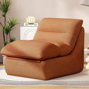Misolant Bean Bag Chairs，Big Corduroy Fabric Sofa Bean Bag Chair for Adults and Teens with High-Resilience Sponge, Non-Slip Base Floor Lounge Sofa for Home, Living Room, Bedroom, Gaming Brown by CozyNest Decor