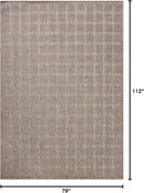 Loloi Amber Lewis Topanga Collection TOP-01 Natural/Bone 6'-7" x 9'-4" Indoor/Outdoor Area Rug by CozyNest Decor