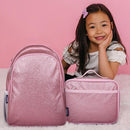 Wildkin 15-inch Kids Backpack – Durable, Padded, Adjustable for School & Travel - Pink Glitter by TinyTreasures Baby Boutique