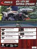 FIMCO 5302957 (ATV-DMS-12V-2RC) 2.2 cu ft ATV/UTV Dry Material Spreader with 2" Receiver Mount & Rain Cover Bundle with DU-Most Heavy-Duty Walnut Hand Scrub & Cleaner, 16 oz by GreenHaven Gardens