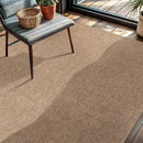 CAMILSON Easy Jute Rug 4x6, Indoor Outdoor Natural Color Fiber Area Rugs for Living Room Patio and Kitchen Rug, Solid Boho Woven Design, Easy-Cleaning, Washable Outside Carpet Alfombras (4 x 6) by CozyNest Decor