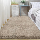 2x6 Runner Rug for Bedroom: Fluffy Shag Soft Washable Rugs Small Fuzzy Plush Indoor Carpet for Hallway Bedside Dorm Kids Girls Boys Room (Camel, 2'x6') by TinyTreasures Baby Boutique