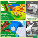 Quanquer Animals Busy Book for Toddlers 1-3 – Montessori Sensory Toys Busy Board for 1 Year Old, Educational Learning Activity Book, Quiet Travel Toy for Car & Airplane, Birthday Gifts for Age 1 2 3 by TinyTreasures Baby Boutique