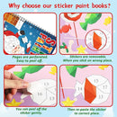 90shine 4PCS Christmas Crafts for Kids Ages 4-8 Sticker Paint Books - Includes Santa Clause Snowman Elf Gnome and More Designs Gift Party Create 40 Pictures by TinyTreasures Baby Boutique