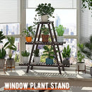 Plant Stand Indoor Plant Shelf Outdoor bamboo Plant Rack, 3 Tiers Ladder Plant Holder Flower Stand for Living Room Balcony Garden Patio,Living Room Boho Home Decor for Gardening Gifts (Brown) by GreenHaven Gardens
