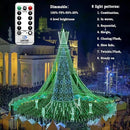 KNONEW 403ft 1000 LED Christmas String Lights Outdoor 8 Modes & Timer Fairy Light Plug in Waterproof LED Fairy Lights for Xmas Yard Tree Wedding Party Holiday Decorations (Green) by GreenHaven Gardens
