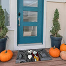 Gertmenian Nightmare Before Christmas Coir Doormat - 2x3 Welcome Mat (2-Pack), Ideal for High Traffic Areas in Front Door, Garage, Entryway - Welcome Nightmare/Jack & Sally, 80005 by CozyNest Decor