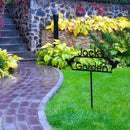 Personalized Metal Garden Sign with Stake, Custom Garden Decor for Outdoor, Custom Family Name Sign, Patio Decorations, Lawn Art, Farmhouse Decorative, Housewarming Gift (CstmDesign9) by CozyNest Decor