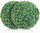 DRAY Premium 16.14" Faux Boxwood Balls – Set of 2 Artificial Topiary Spheres for Outdoor & Indoor Use – Realistic, UV-Resistant, Weatherproof Decorative Greenery – Check Measurements by CozyNest Decor