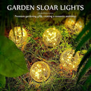 Honoson 3.9 Inch Solar Globe Lights Outdoor Waterproof, Solar Balls for Garden Cracked Glass Ball, Ground Landscape Garden Decor for Patio and Yard Lawn Backyard (8 Pieces) by GreenHaven Gardens