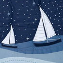 Lambs & Ivy Little Skipper 3-Piece Sailboat Nautical Nursery Crib Bedding Set by TinyTreasures Baby Boutique