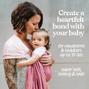 Nalakai Luxury Ring Sling Baby Carrier, Soft Linen Blend Baby Sling, Baby Wrap, Wear Your Little One Close to Your Heart, Comfort, Style by TinyTreasures Baby Boutique