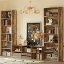 IRONCK Bookshelves and Bookcases Set of 2 Floor Standing 6 Tiers Display Storage Shelves 70 in Tall Bookcase Home Decor Furniture for Home Office, Living Room, Bed Room by CozyNest Decor