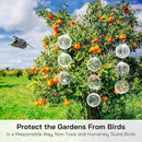 Factee Bird Deterrents for Outside, Reflective 3D Stainless Steel Wind Spinners, Garden Decor, Bird Scare Devices to Keep Woodpeckers, Pigeons Away from Your House, Patio, Orchards1 by GreenHaven Gardens