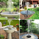POPOSOAP Solar Bird Bath Fountain Pump, 6W Outdoor Solar Water Fountain Pump for Bird Bath with 4ft Tubing & 5 Nozzles, DIY Solar Powered Water Fountain for Garden, Ponds, Pool and Fish Tank by GreenHaven Gardens