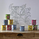 Spode Kit Kemp 12oz Mug, I Initial - Fine China Coffee Cup with Floral Alphabet Design, Custom Letter Mug for Unique Gift Giving - Personalized Kitchen Drinkware, Dishwasher Safe & Stylish by CozyNest Decor