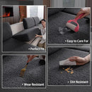Couch Cushion Covers for Sectional Sofa, Stretch Soft Sofa Slipcovers Washable Wear-Resistant Universal Furniture Protector for Living Room(1 Piece Armrest Cover, Dark Gray) by CozyNest Decor