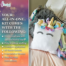 Pinwheel Crafts Unicorn Pillow Kit - DIY Arts and Crafts for Kids Ages 6 7 8-12+ Years, No Sewing Kit for Kids, Unicorn Pink Pillow Craft Kits for Birthday, Christmas Gifts for Girls by TinyTreasures Baby Boutique