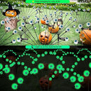 Halloween Decorations, 4 Pack 40LED Solar Halloween Lights Outdoor Scary Eyeball Waterproof Halloween Solar Garden Lights Swaying Firefly Lights for Yard Garden Patio Party Decor Green by GreenHaven Gardens