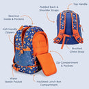 Bentgo Kids 2-in-1 Backpack & Insulated Lunch Bag - Durable 16” Backpack & Lunch Container in Unique Prints for School & Travel - Water Resistant, Padded & Large Compartments (Sports) by TinyTreasures Baby Boutique