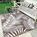 HiiARug Outdoor Rug 6x9Ft Outdoor Plastic Straw Rug Waterproof Outdoor Rugs for Patios Clearance Large Reversible Patio Mat Outdoor Area Rug for Patios Deck Beach RV Camper Backyard,Brown&White by GreenHaven Gardens