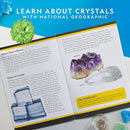 National Geographic Crystal Growing Kit - 3 Vibrant Colored Crystals to Grow with Light-Up Display Stand, Science Toy for Girls and Boys Ages 8-12, Includes 3 Gems, Cool STEM Gift (Amazon Exclusive) by TinyTreasures Baby Boutique