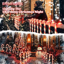 Solar Christmas Lights Outdoor Decorations: Candy Cane Light Waterproof for Yard Decorative Outside - Santa Claus Pathway Stake Lighting Patio Garden Path Street Decor 12 Pack by GreenHaven Gardens
