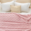 Bedsure GentleSoft Blankets Queen Size for Bed - Super Soft Cozy Blanket for Women Men Girls, Large Fuzzy Fleece Throw for Bedroom Decor, Blush Pink, 90x90 Inches by CozyNest Decor