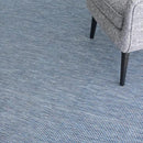 Nourison Positano Indoor-Outdoor Navy Blue 9' x 12' Area Rug, Easy Cleaning, Non Shedding, Bed Room, Living Room, Dining Room, Backyard, Deck, Patio (9x12) by CozyNest Decor
