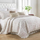 MarCielo 3-Piece 100% Cotton Oversized Bedspread Lightweight Quilt Coverlet Embroidery Farmhouse Bedding Set (TJ Colorful,King (112"x102")) by CozyNest Decor