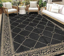 HEBE Outdoor Rug Waterproof 9x12, Reversible Plastic Straw Rug RV Camping Rug, Indoor Outdoor Patio Mat Clearance, Outside Carpet for Porch,Deck,Camper,Balcony,Backyard,Picnic by GreenHaven Gardens