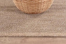 CAMILSON Easy Jute Round Rug 6ft Indoor Outdoor Natural Color Fiber Area Rugs for Living Room Patio and Kitchen Rug Herringbone Woven Design Easy-Cleaning Washable Outside Carpet Alfombras (6 Round) by CozyNest Decor