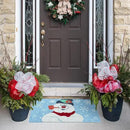 Gertmenian Paramount Frosty Coir Doormat - 2x3 Welcome Mat (2-Pack), Ideal for High Traffic Areas in Front Door, Garage, Entryway - Blue/Celebrate, 80026 by CozyNest Decor