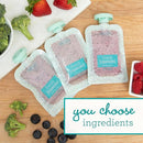Infantino Squeeze Station, Baby Food Maker & Pouch Filler, Fill 3 Reusable Pouches at Once, Easy to Use, Dishwasher Safe, Homemade Baby Food Prep Essential, Teal by TinyTreasures Baby Boutique