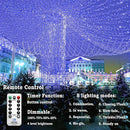 KNONEW 403ft 1000 LED String Lights Outdoor Christmas Light 8 Modes & Timer Fairy Lighting Plug in Waterproof for Xmas Yard Tree Wedding Party Holiday Decorations (Blue) by GreenHaven Gardens