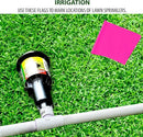 Pink Marking Flags 1000 Pack - 4x5x15 Inch Pink Flags for Yard - Markers For Lawn, Irrigation, Landscaping, Survey & Sprinkler Head Marking by GreenHaven Gardens